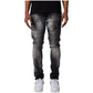 Jordan Craig Washed Denim Men's Pants Black Shadow js2345-bs