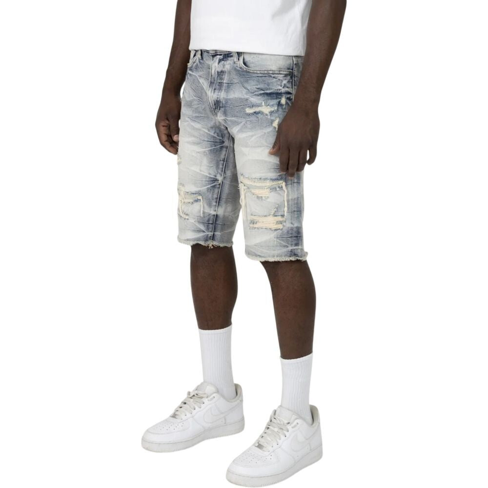 Smoke Rise Essential Denim Men's Shorts Hydro Black js24109-hb