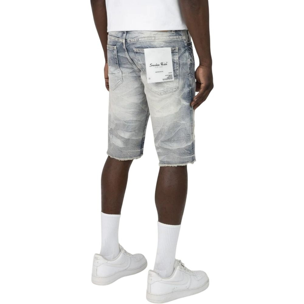 Smoke Rise Essential Denim Men's Shorts Hydro Black js24109-hb