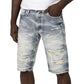 Smoke Rise Essential Denim Men's Shorts Hydro Black js24109-hb