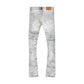 See You In Paradise Super Skinny Stacked Men's Jeans Cement Wash jtfp2323-cw