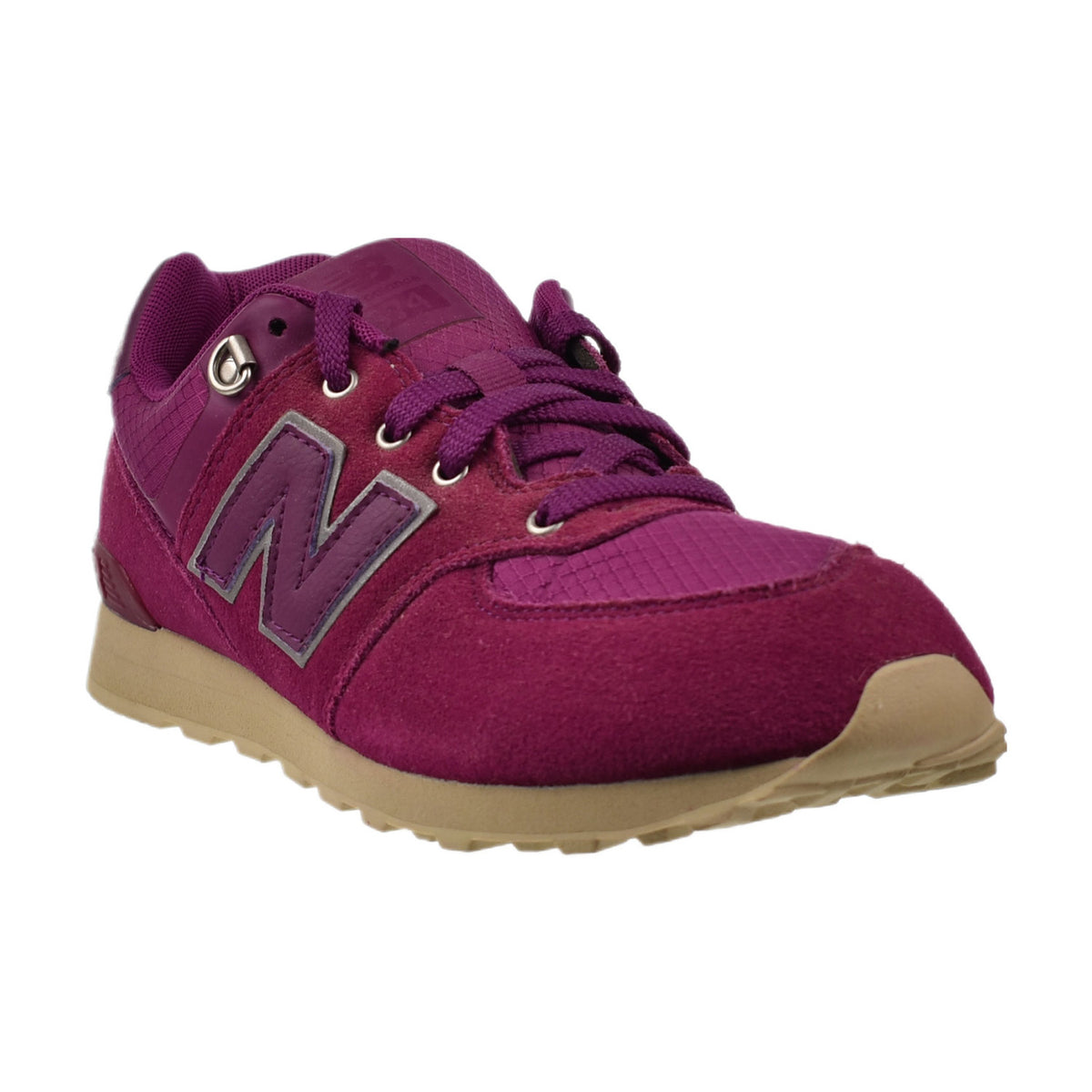 New Balance 574 Big Kid's Shoes Magenta