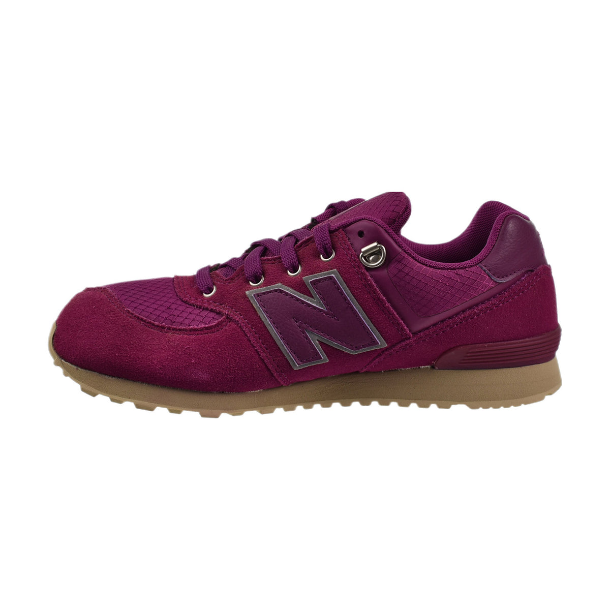 New Balance 574 Big Kid's Shoes Magenta
