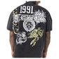 Smoke Rise Elite Club Wide Cropped Men's T-Shirt Black kt25263-black