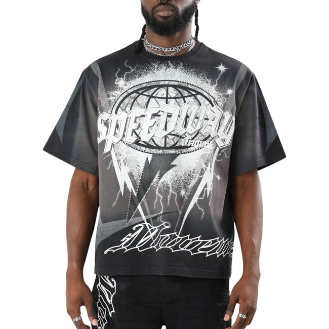 Smoke Rise Speedway SS Men's T-Shirt Black kt26f554-1xz