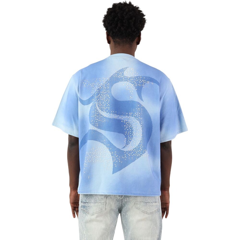 Smoke Rise Sanity SS Men's T-Shirt Blue Bell kt26f557-bluebell