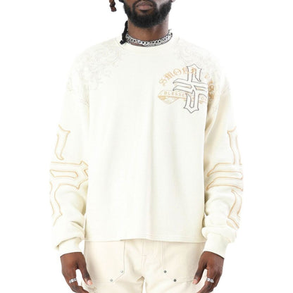 Smoke Rise Blessed With Faith Waffle Men's Tee Turtledove kt26p563-2op