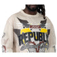 Smoke Rise Wide Cropped Republic 2-Fer Men's Long Sleeve Tee Castle kt26s451-castle