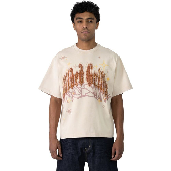 Smoke Rise Rhinestone Dystopia Men's T-Shirt Clay kt26s655-clay