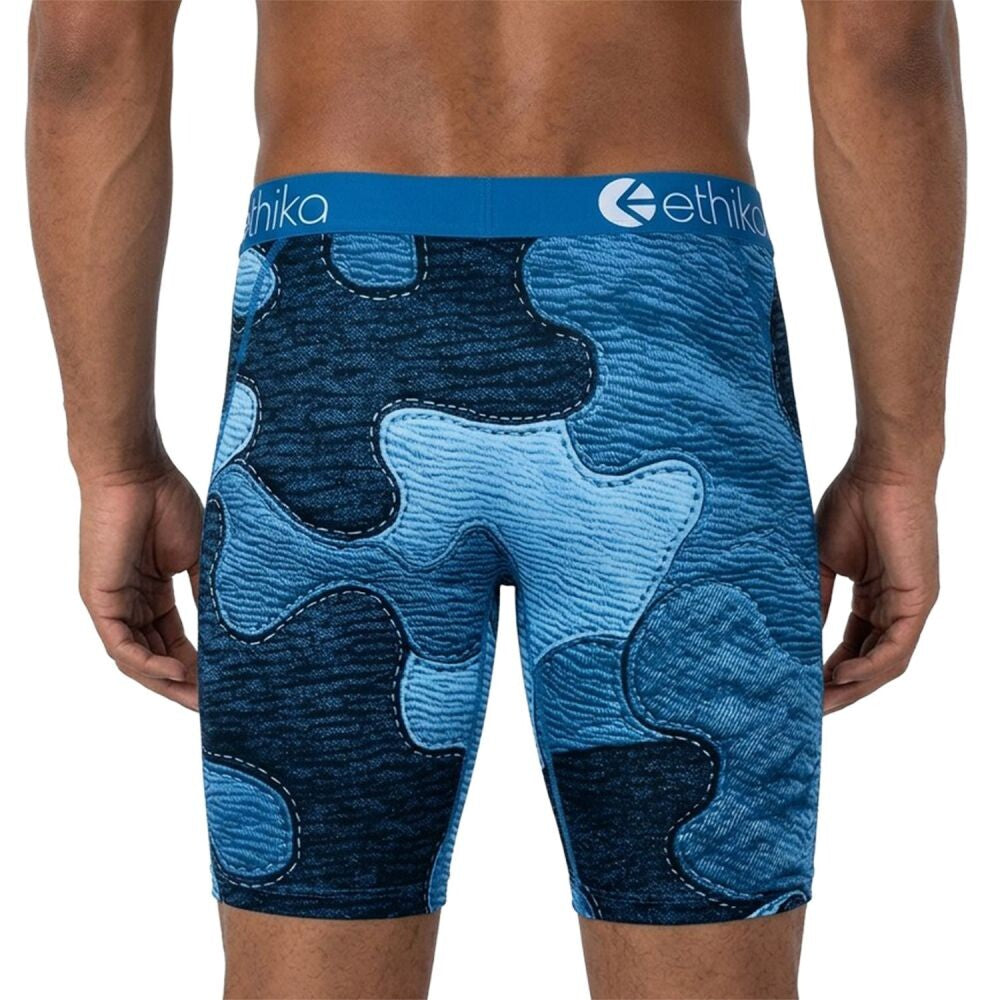 Ethika BMR Denim Blues Men's Boxers Black/Blue mfaaaf2509-bkb