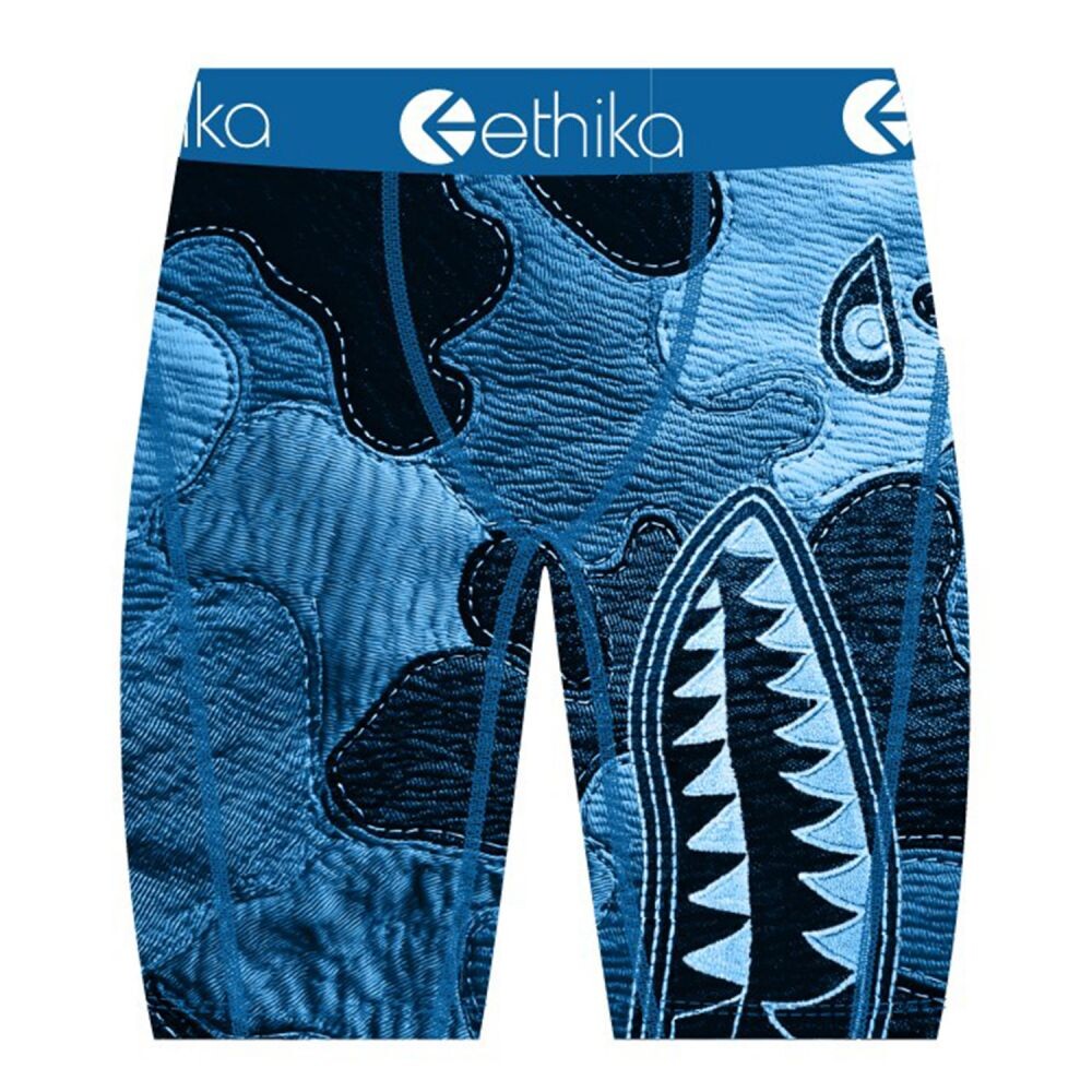 Ethika BMR Denim Blues Men's Boxers Black/Blue mfaaaf2509-bkb