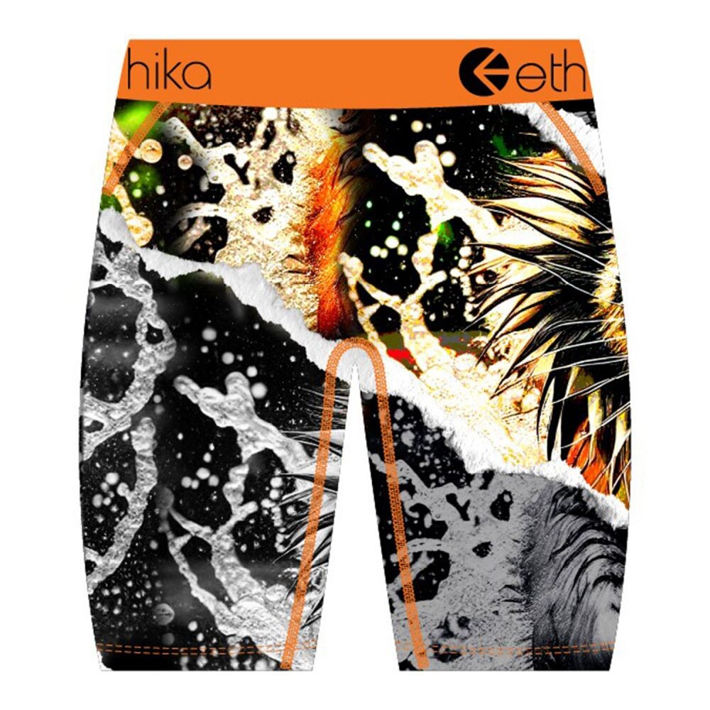 Ethika Tiger Temper Men's Boxers Orange/Grey mfaaag2503-ogr