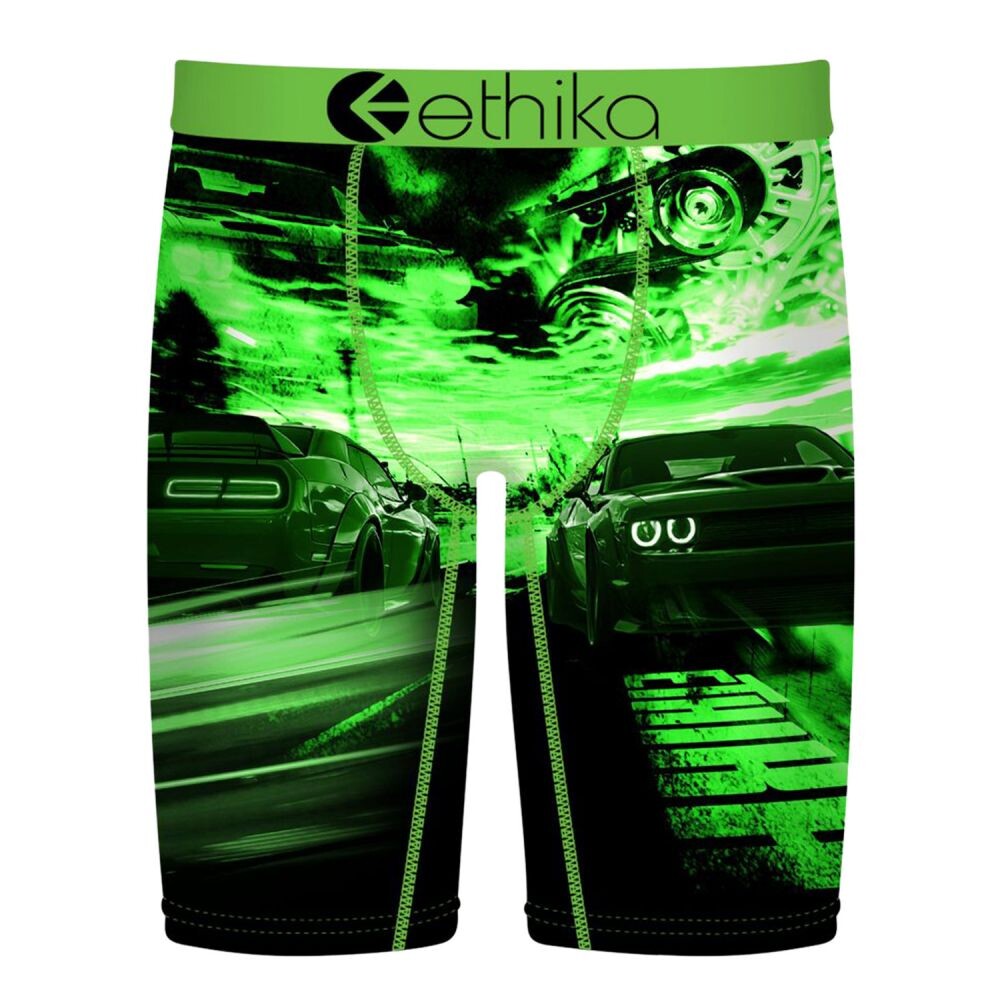 Ethika Breaking Out Men's Boxers Green/Black mhoaaa2603-grb