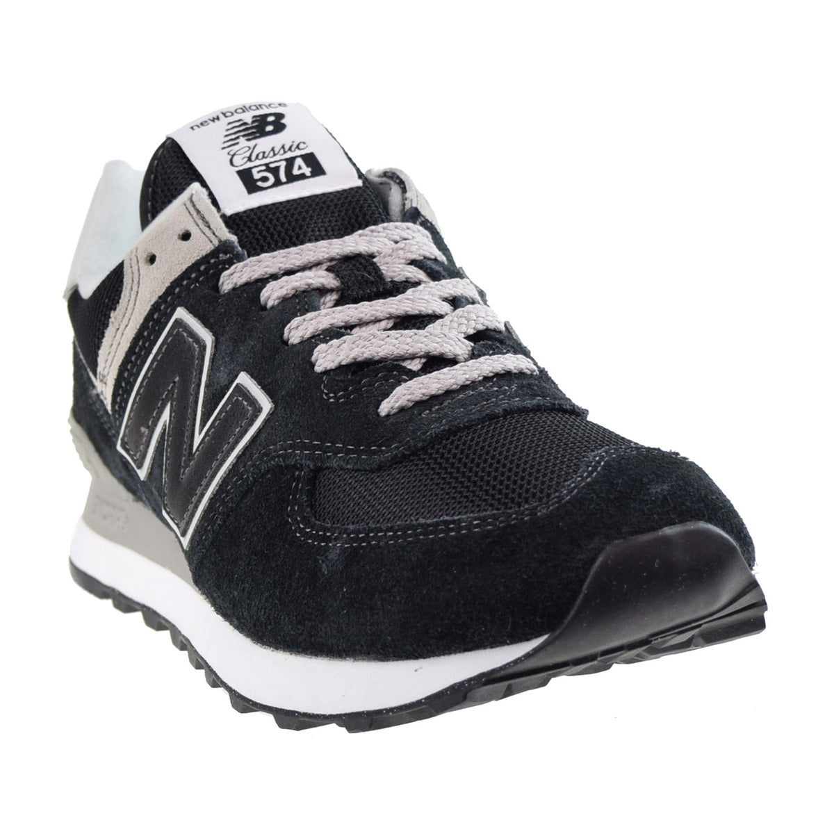 New Balance Classics 4E (Extra Wide) Men's Shoes Black/White ml574-evb-4e