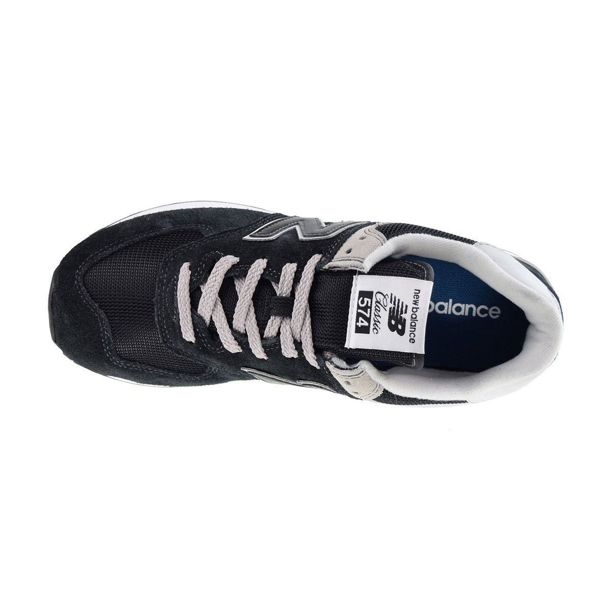 New Balance Classics 4E (Extra Wide) Men's Shoes Black/White ml574-evb-4e