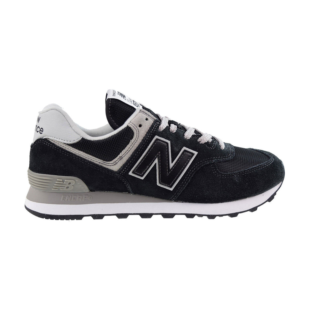 New Balance Classics 4E (Extra Wide) Men's Shoes Black/White ml574-evb-4e