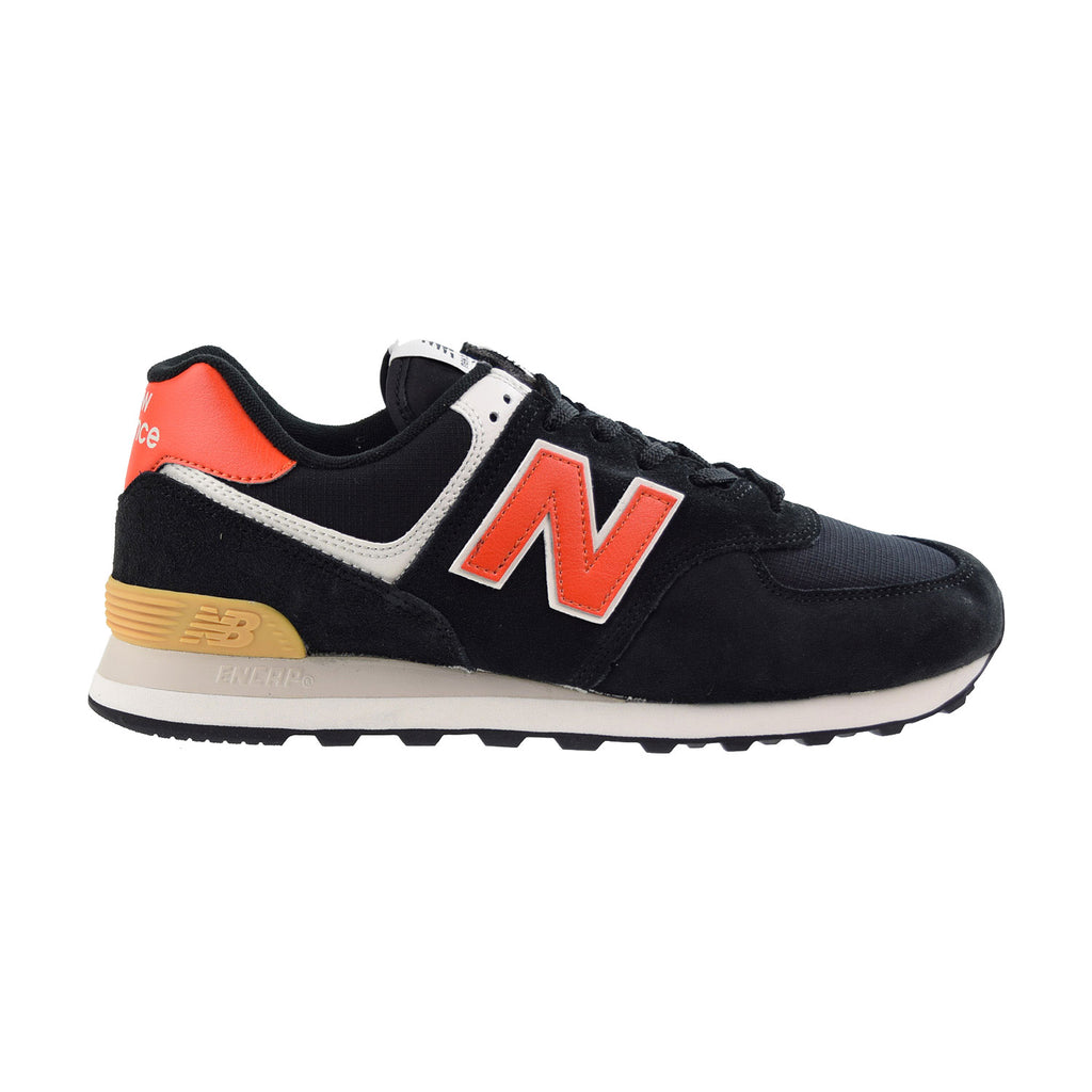 Orange and black new balance shoes Clearance
