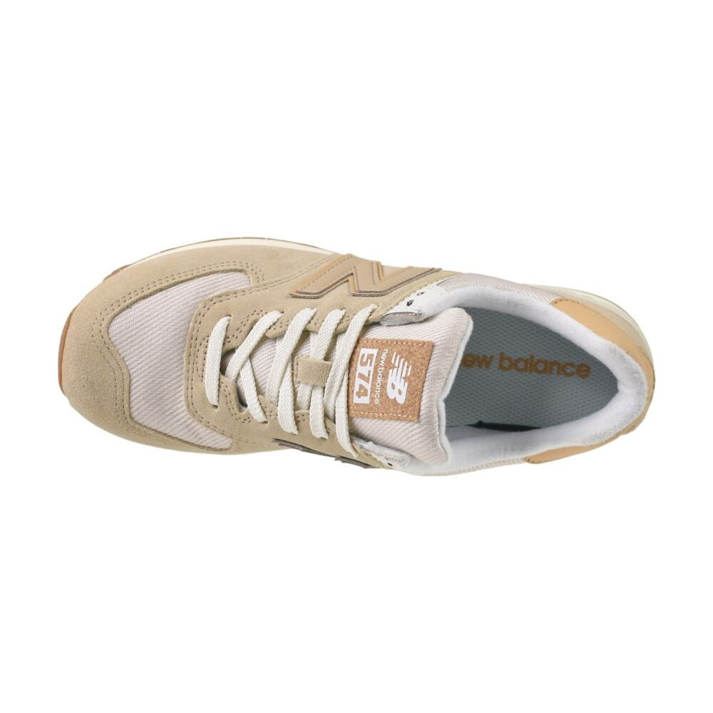 New Balance Classics Men's Shoes Beige/Brown ml574-aa2