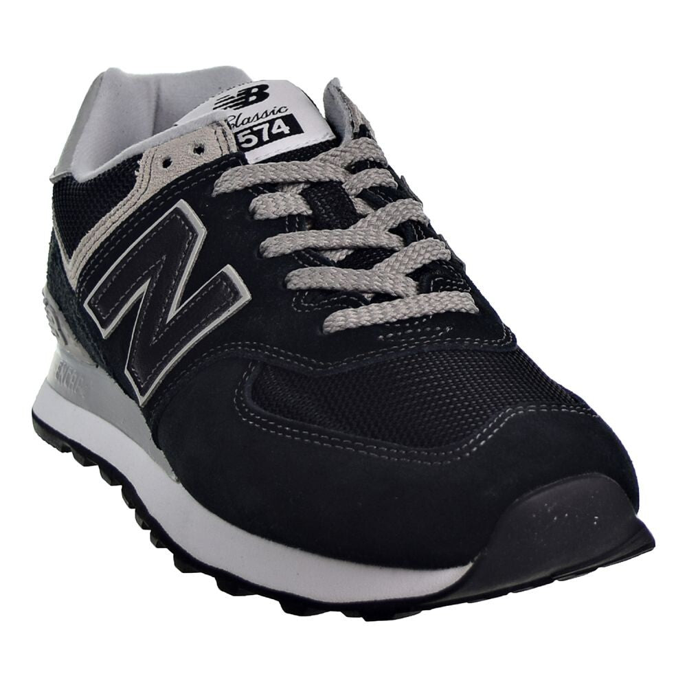 New Balance Classics 2E (WIDE) Men's Shoes Black/White ml574-egk-2e
