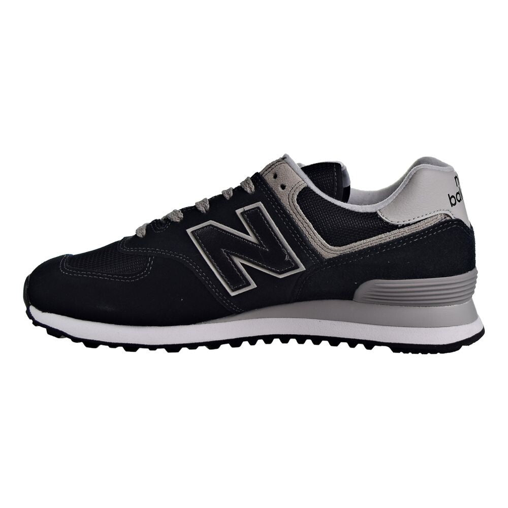 New Balance Classics 2E (WIDE) Men's Shoes Black/White ml574-egk-2e