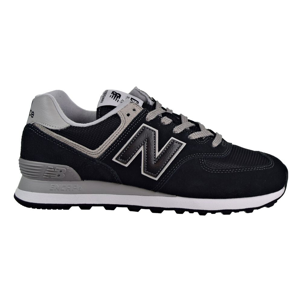 New Balance Classics 2E (WIDE) Men's Shoes Black/White ml574-egk-2e