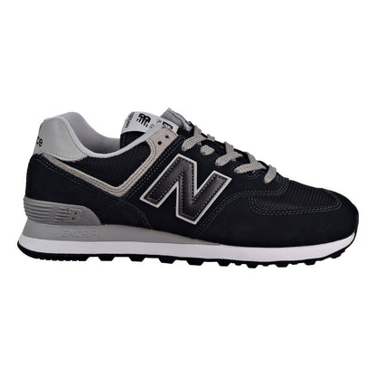 New Balance Classics 2E (WIDE) Men's Shoes Black/White ml574-egk-2e