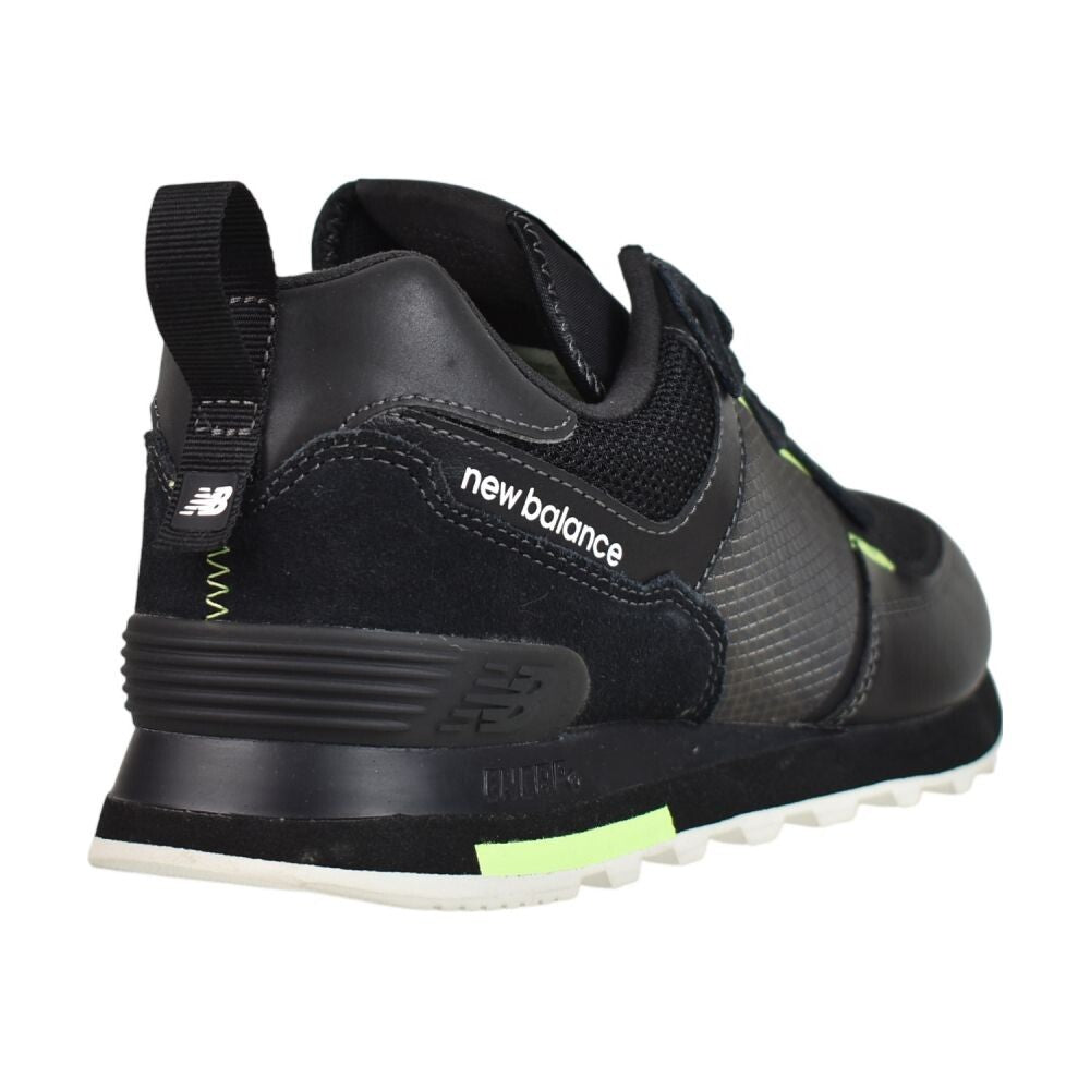 New Balance Classics Men's Shoes Black/Green ml574-idc