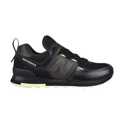 New Balance Classics Men's Shoes Black/Green ml574-idc
