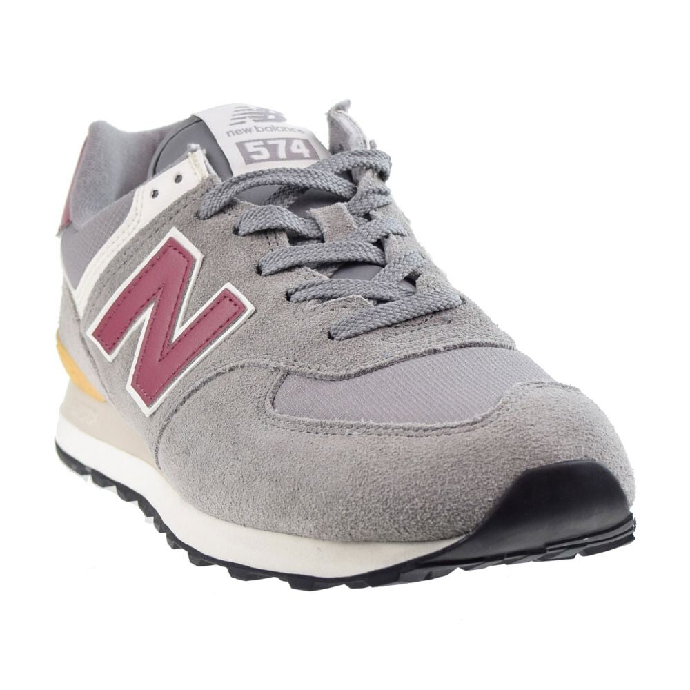 New Balance Classics 4E (EXTRA WIDE) Men's Shoes Gry/Burgundy ml574-me2-4e