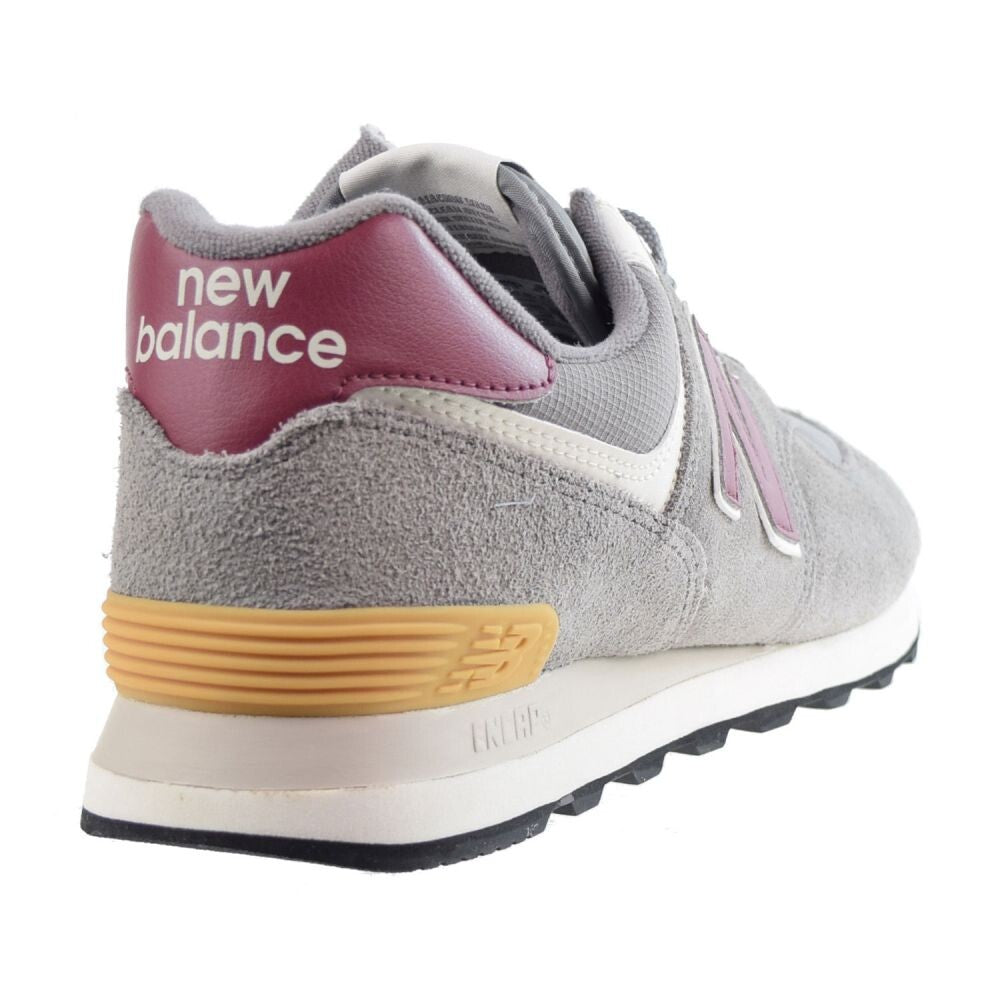 New Balance Classics 4E (EXTRA WIDE) Men's Shoes Gry/Burgundy ml574-me2-4e
