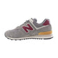 New Balance Classics 4E (EXTRA WIDE) Men's Shoes Gry/Burgundy ml574-me2-4e