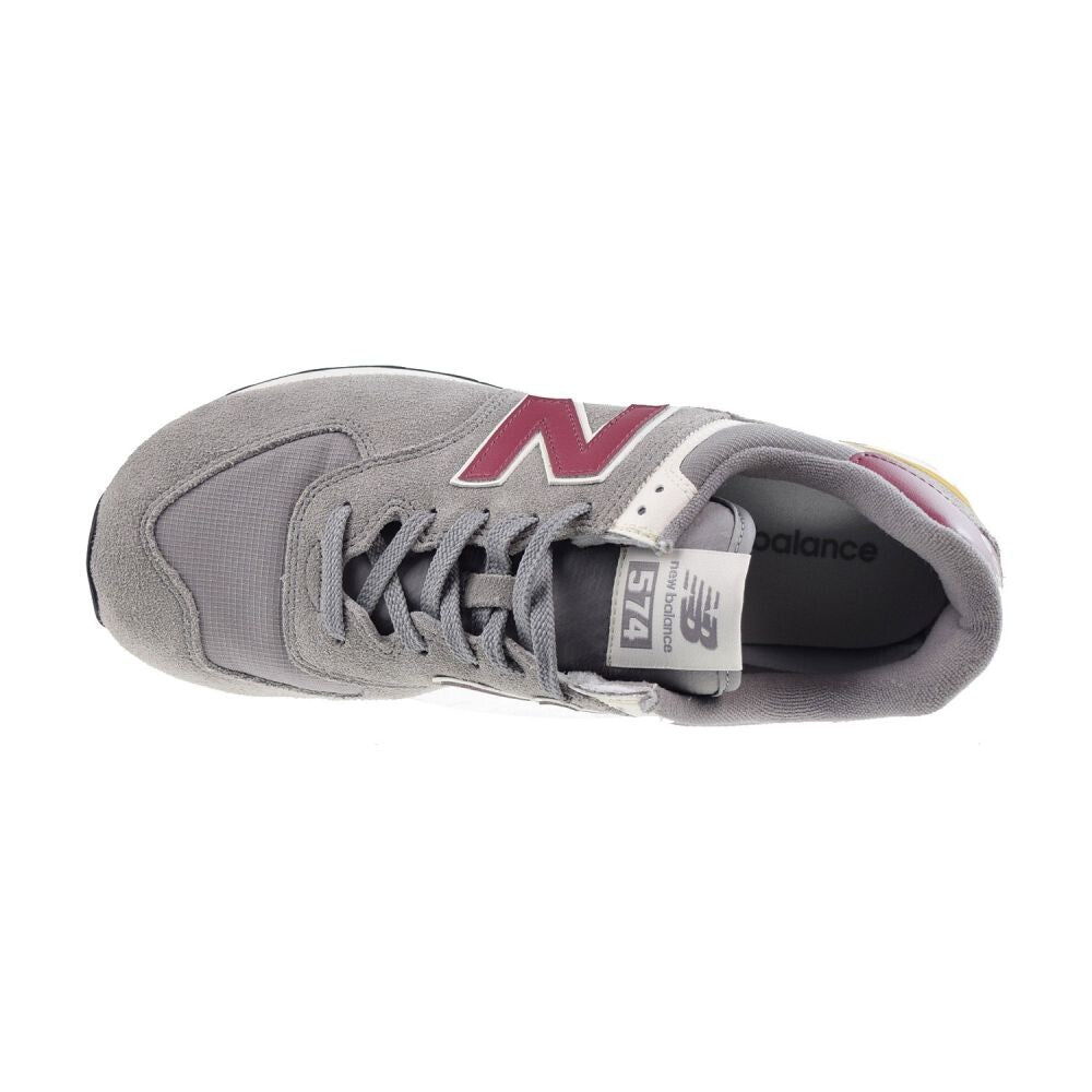 New Balance Classics 4E (EXTRA WIDE) Men's Shoes Gry/Burgundy ml574-me2-4e