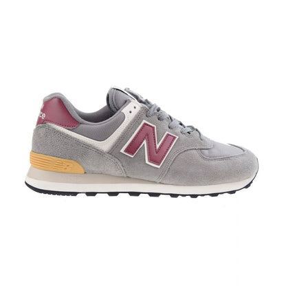 New Balance Classics 4E (EXTRA WIDE) Men's Shoes Gry/Burgundy ml574-me2-4e