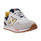New Balance Classics Men's Shoes Grey/Yellow/Navy ml574-nld