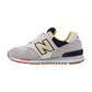 New Balance Classics Men's Shoes Grey/Yellow/Navy ml574-nld