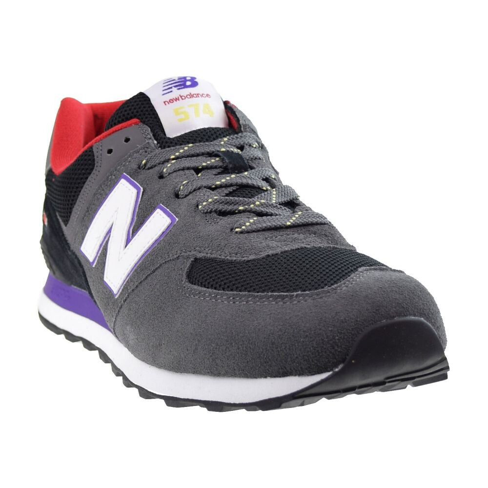 New Balance Classics 2E Men's Shoes Black/Gray/Purple ml574-uc2-2e