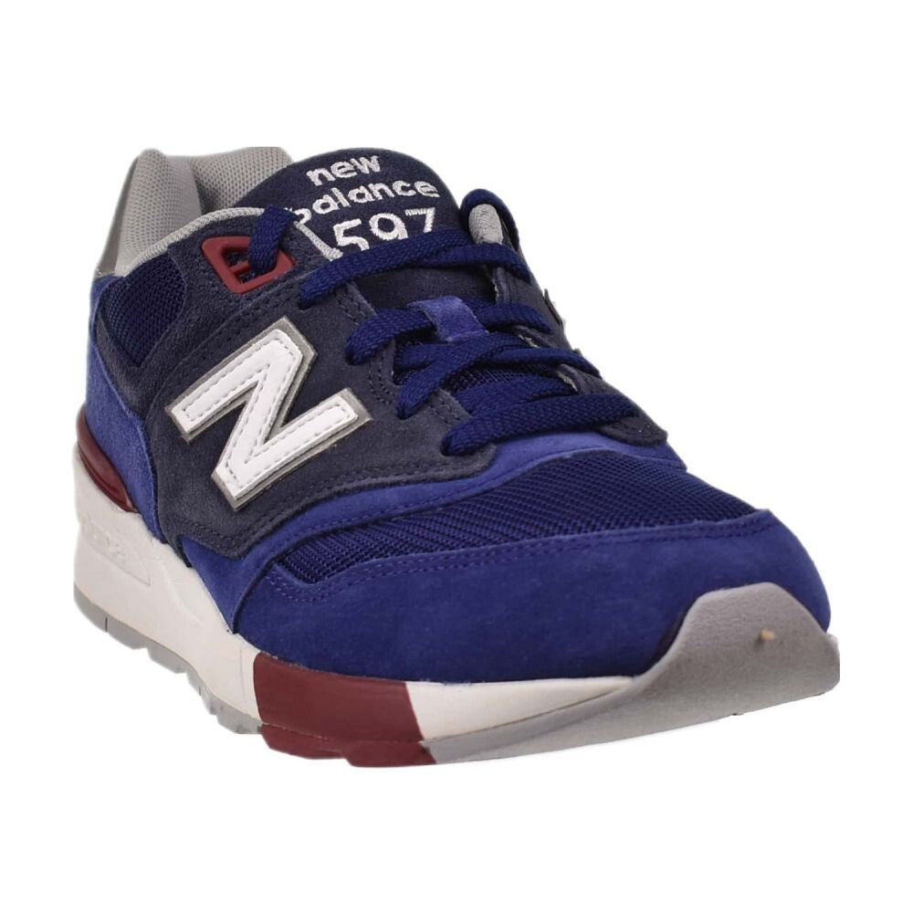 New Balance 597 Suede Men's Shoes Navy Blue-White ml597-vab