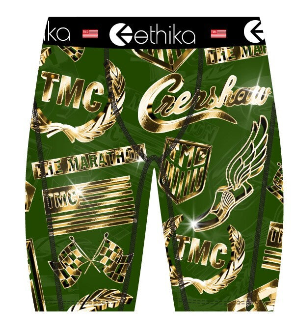 Ethika Legacy Men's Boxers Green/Gold mlus3493-ast