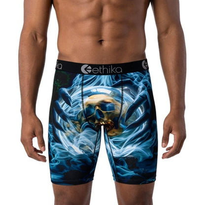 Ethika Dead Scope Men's Boxers Black/Blue mspaab2606-bkb