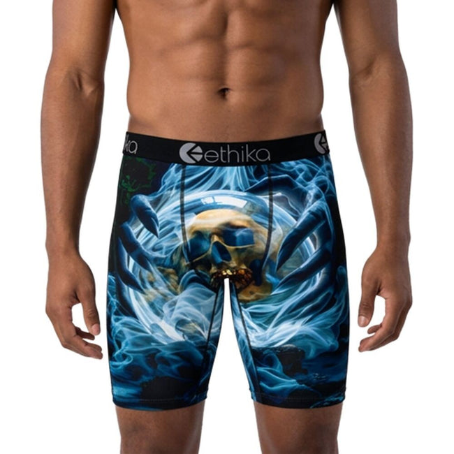Ethika Dead Scope Men's Boxers Black/Blue mspaab2606-bkb