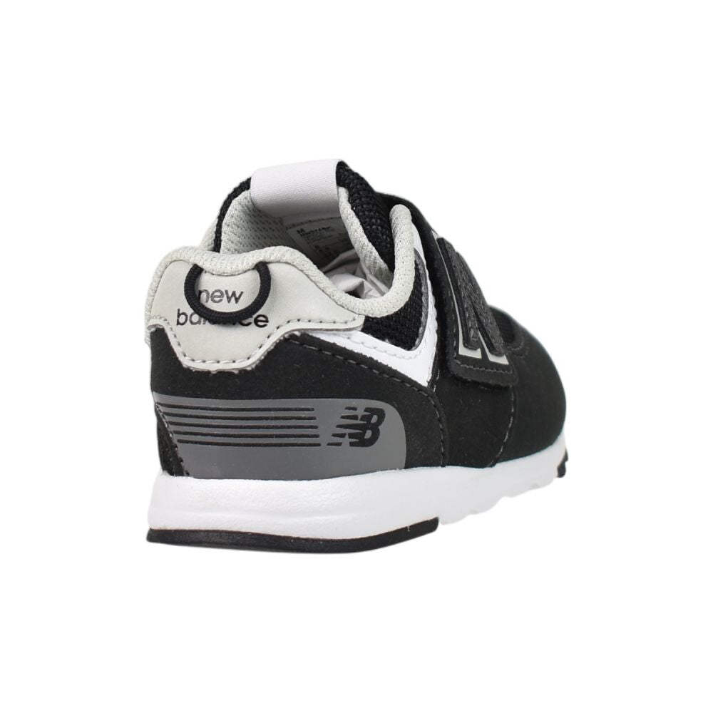 New Balance 574 New-B Hook & Loop Toddlers' Shoes Black/Grey nw574-bk
