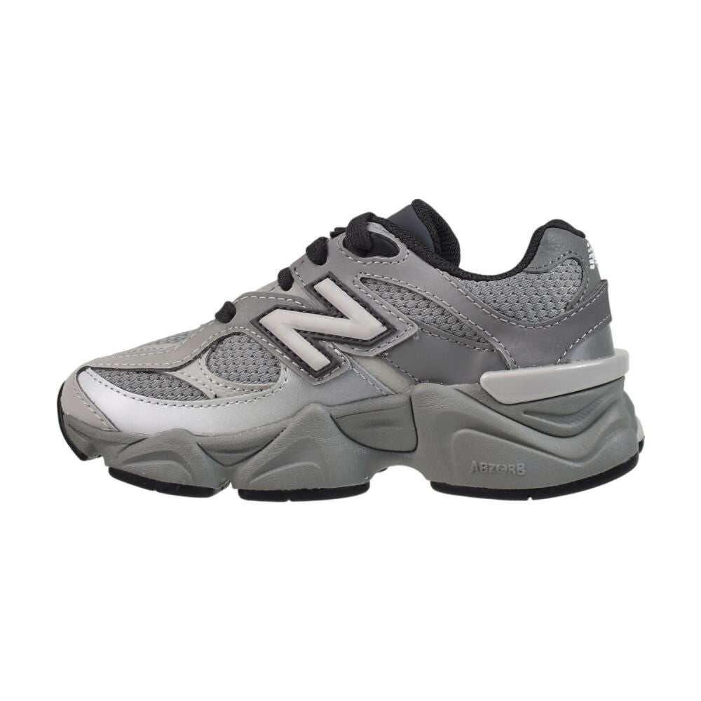 New Balance 9060 Lace (Wide) Little Kids' Shoes Slate Grey p9060-33p-W