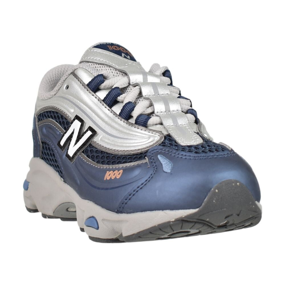 New Balance 1000 Little Kids' Shoes Vintage Indigo/Light Silver pc1000-pk