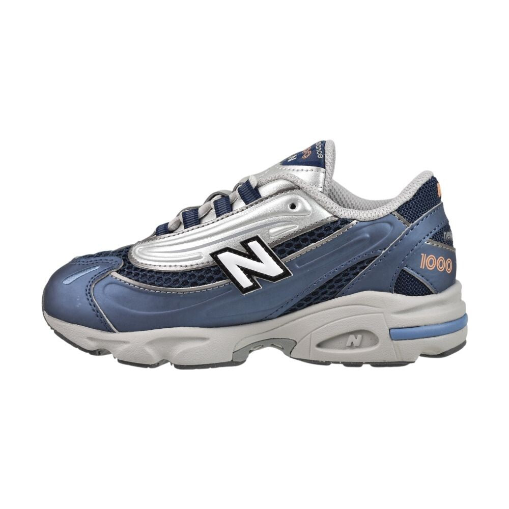 New Balance 1000 Little Kids' Shoes Vintage Indigo/Light Silver pc1000-pk