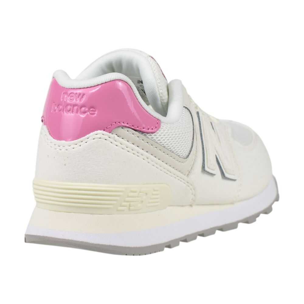 New Balance 574 Little Kids' Shoes White/Pink pc574-2ba