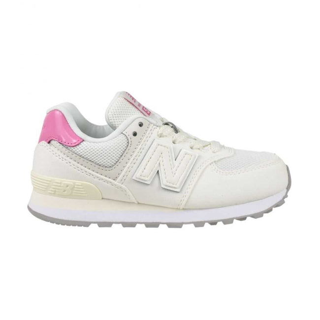 New Balance 574 Little Kids' Shoes White/Pink pc574-2ba