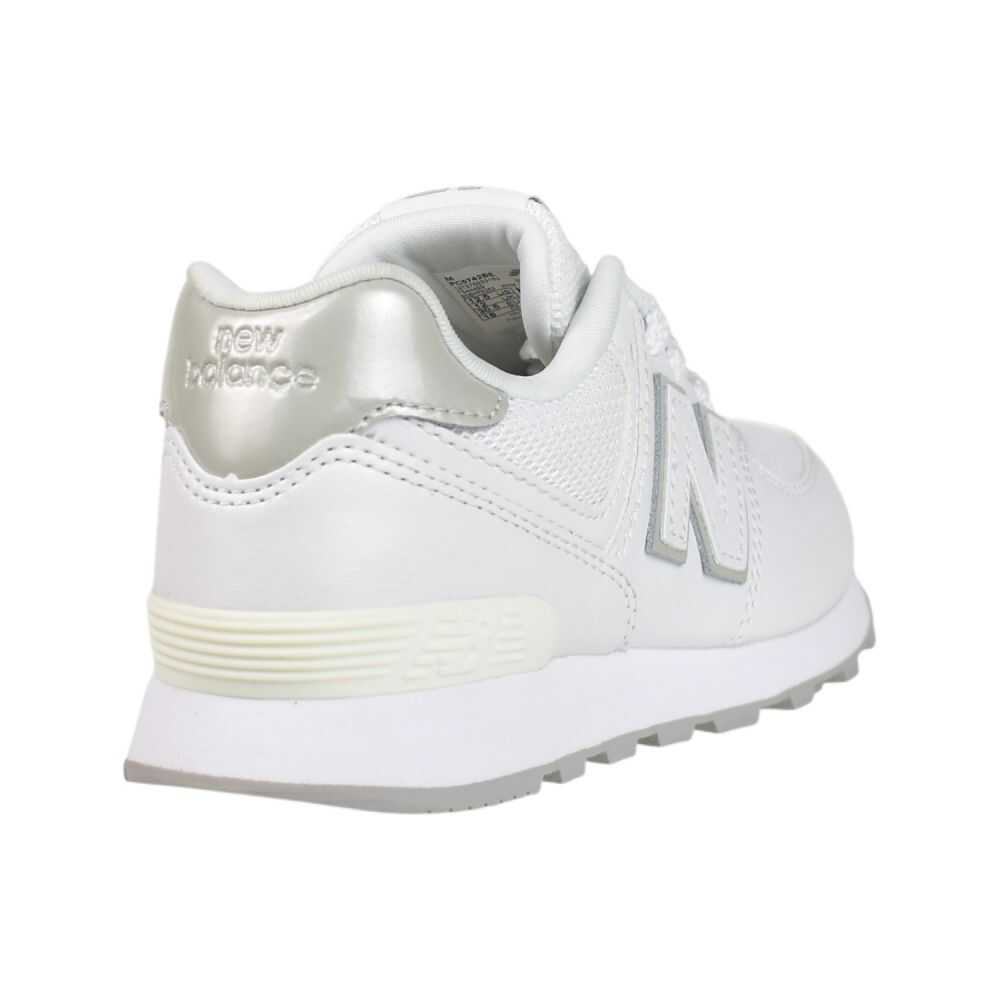 New Balance 574 Little Kids' Shoes White/Grey pc574-2be