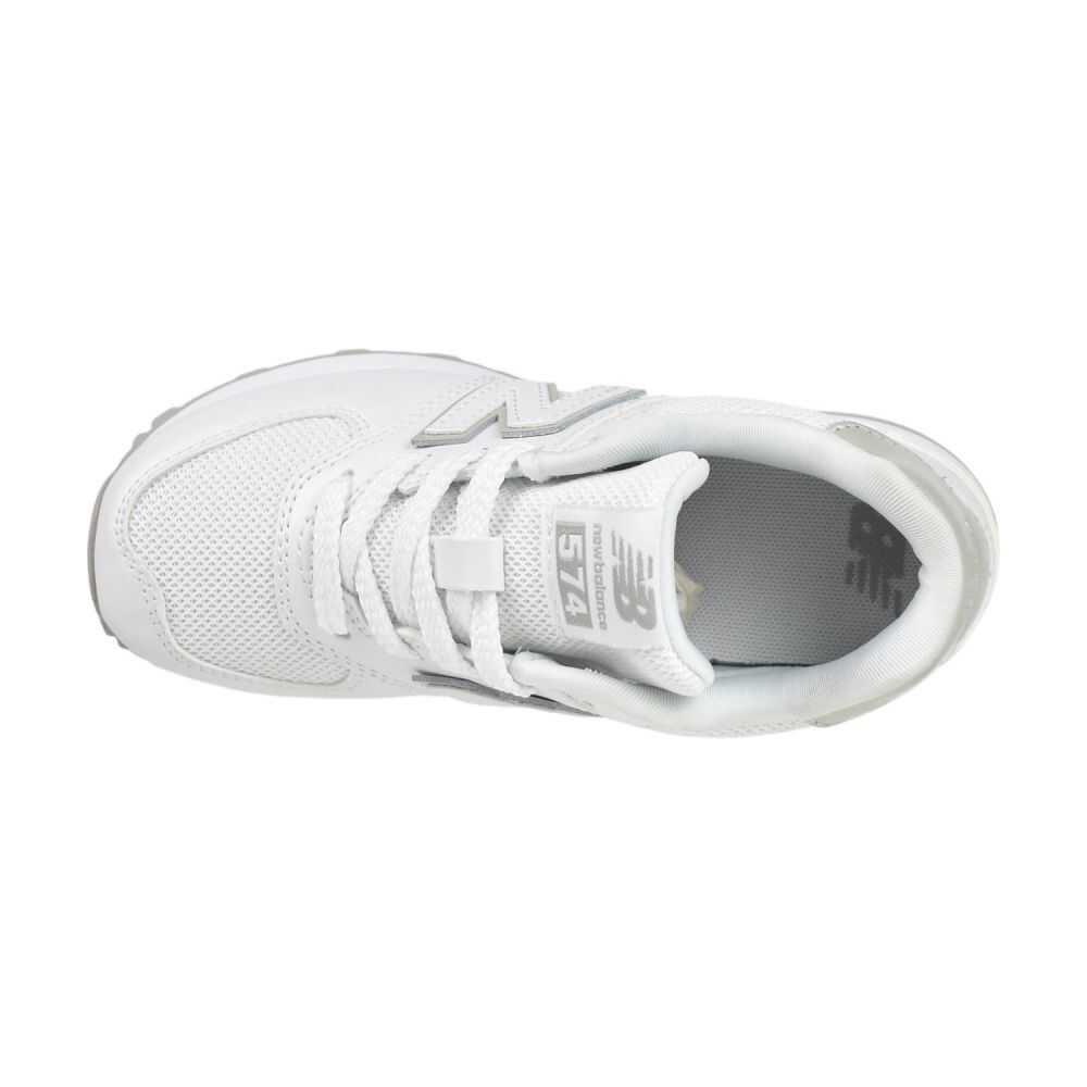 New Balance 574 Little Kids' Shoes White/Grey pc574-2be