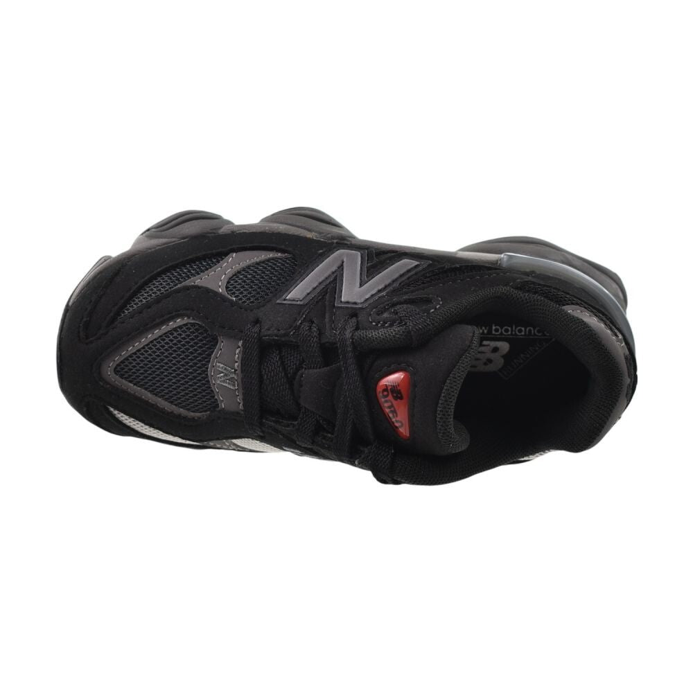 New Balance 9060 (Wide) Little Kids' Shoes Black/Castlerock pc9060-bk-W