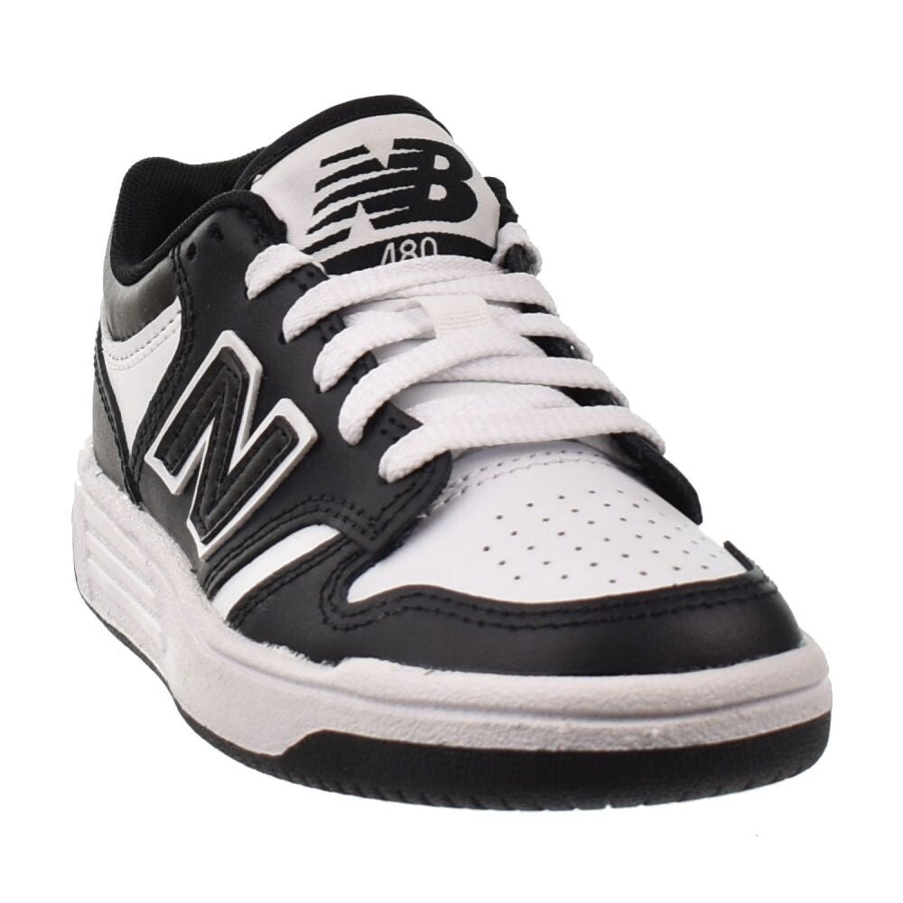 New Balance 480 Little Kids' Shoes Black/White psb480-bw